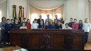 Turma de estudantes do 4º ano do Centro de Educação IDEAU – Colégio Santa Clara visita a Câmara de Vereadores